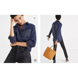 Madewell Top Classic Ex-Boyfriend Shirt Button Dwn